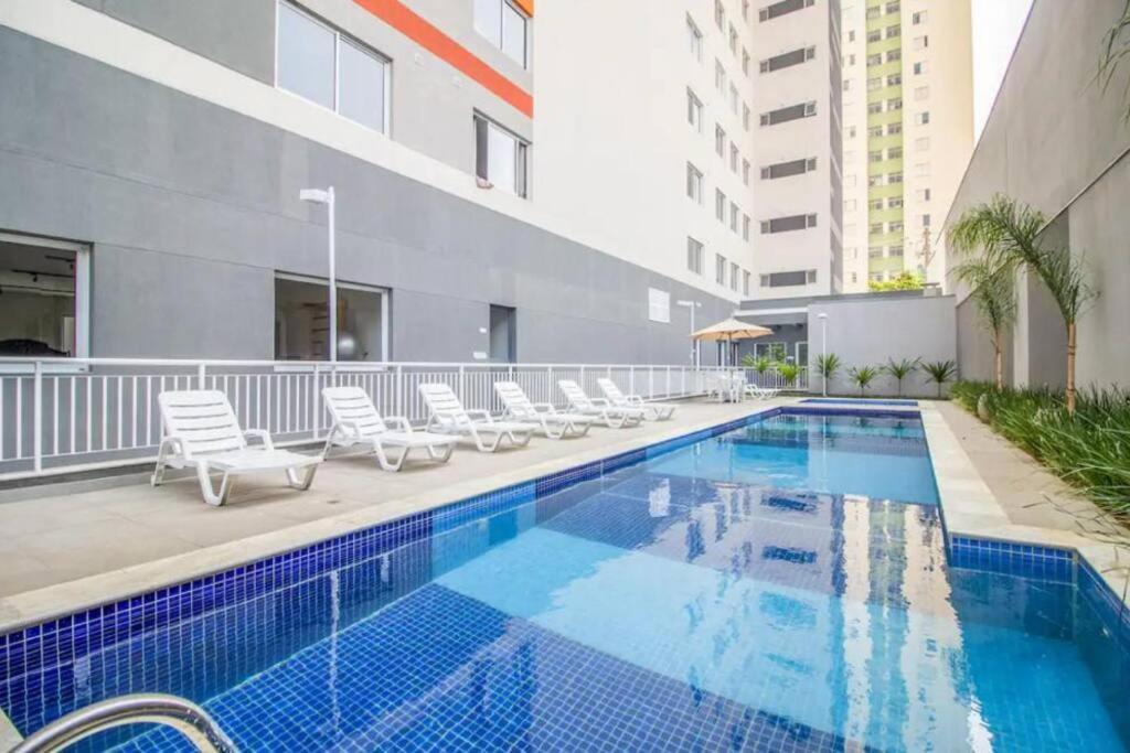 Novo Studio Zafira Metro Bras C/ Piscina São Paulo Exterior photo